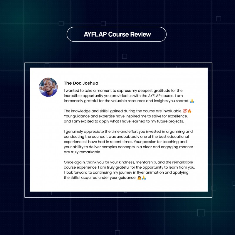 Customer review 1