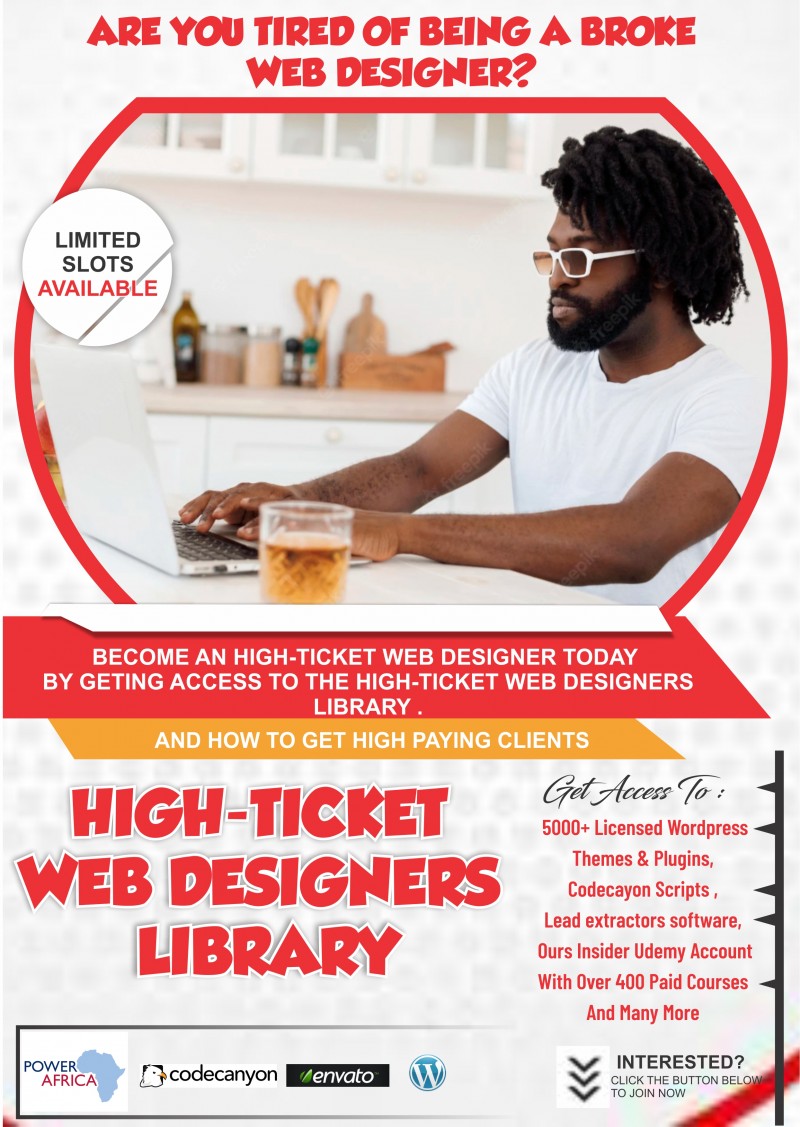 Buy HIGH-TICKET WEB DESIGNERS by Oluwajoba Emmanuel on Selar