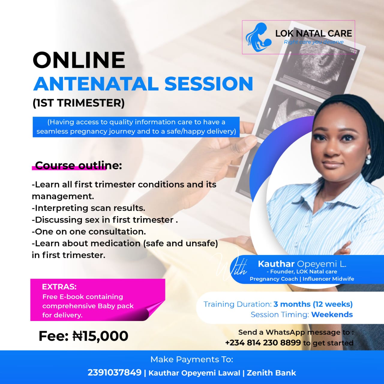 ONLINE ANC COURSE 1ST TRIMESTER