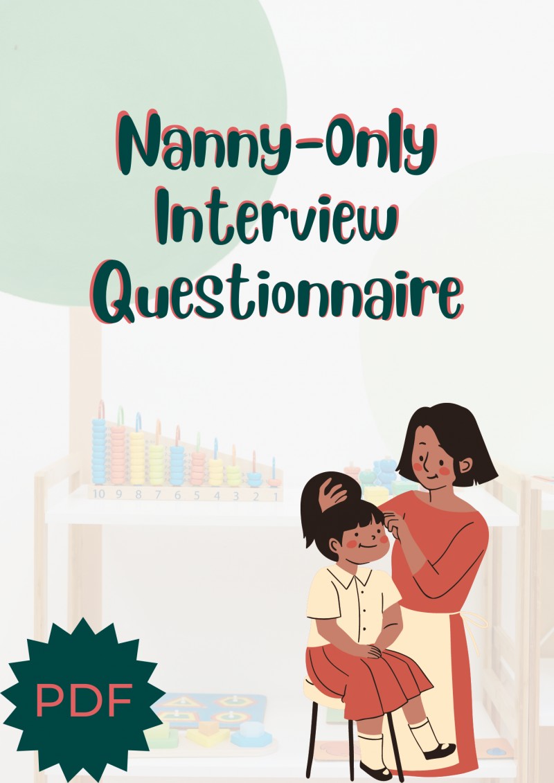 Nanny-Only Interview Questionnaire