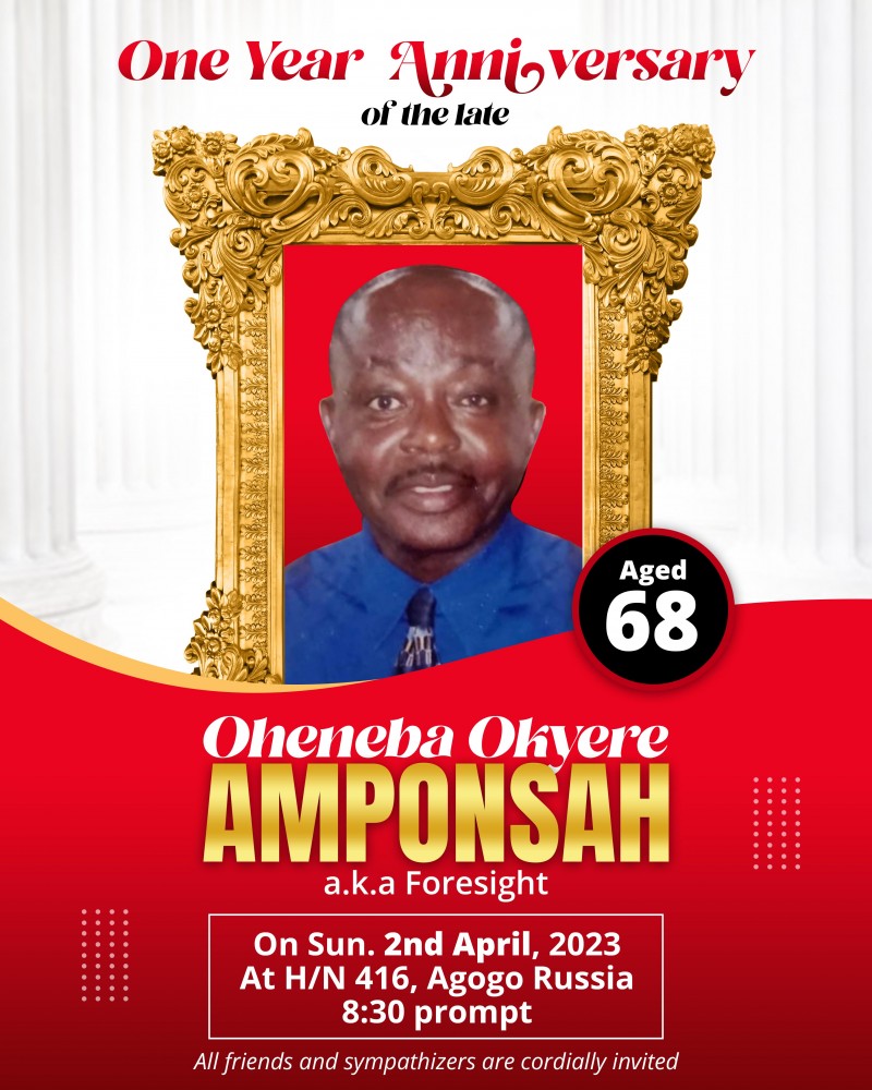 Funeral Poster Template