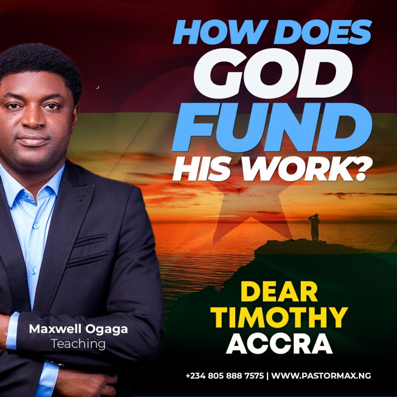 How Does God Fund His Work ?
