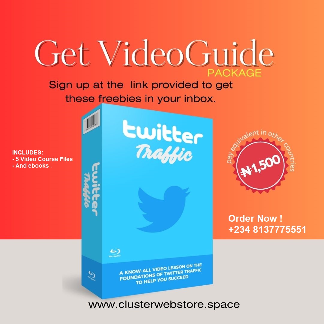Twitter Traffic VideoGuide Package