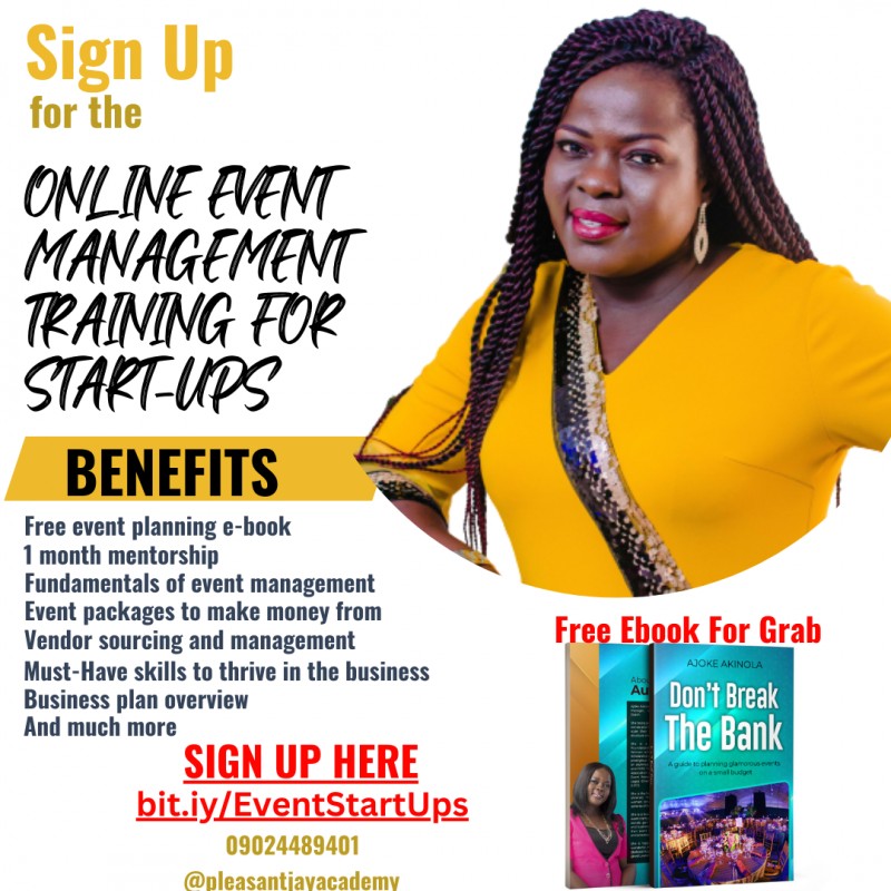 Online Event Management Training For Start-Ups