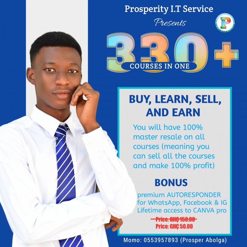330+ IN ONE PACKAGE DIGITAL COURSES