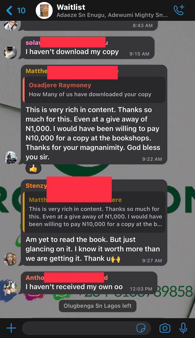 Customer review 1