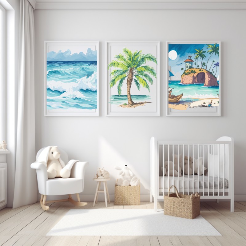 Get Beach Nursery Decor Printable Beach Nursery Wall art + FREEBIE