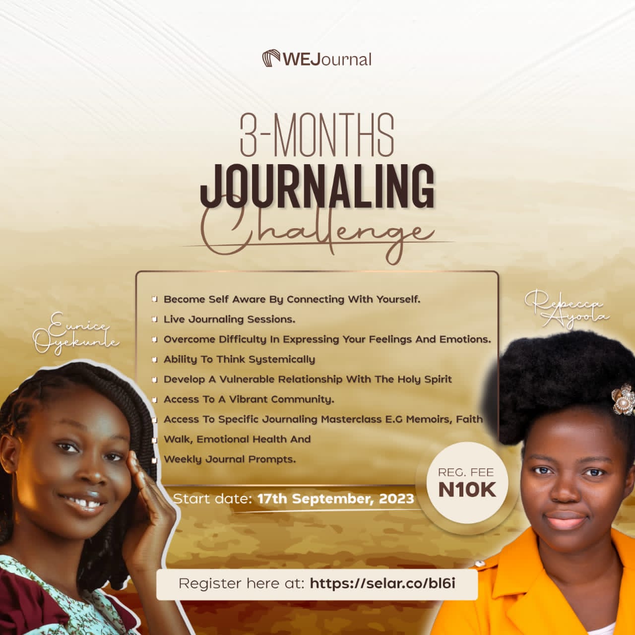3 MONTHS JOURNALING CHALLENGE.