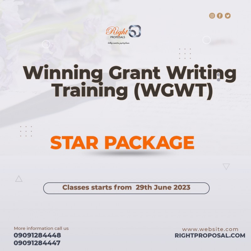 Winning Grant Writing Training (WGWT) Star Package