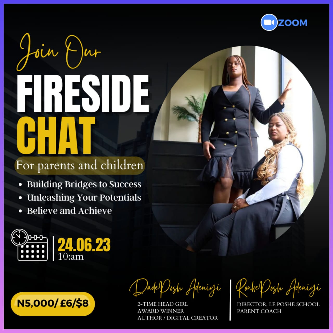 FIRESIDE CHAT WITH RONKEPOSH & DADEPOSH