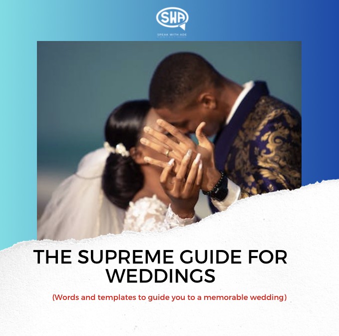 The Supreme Guide for Weddings - eBook
