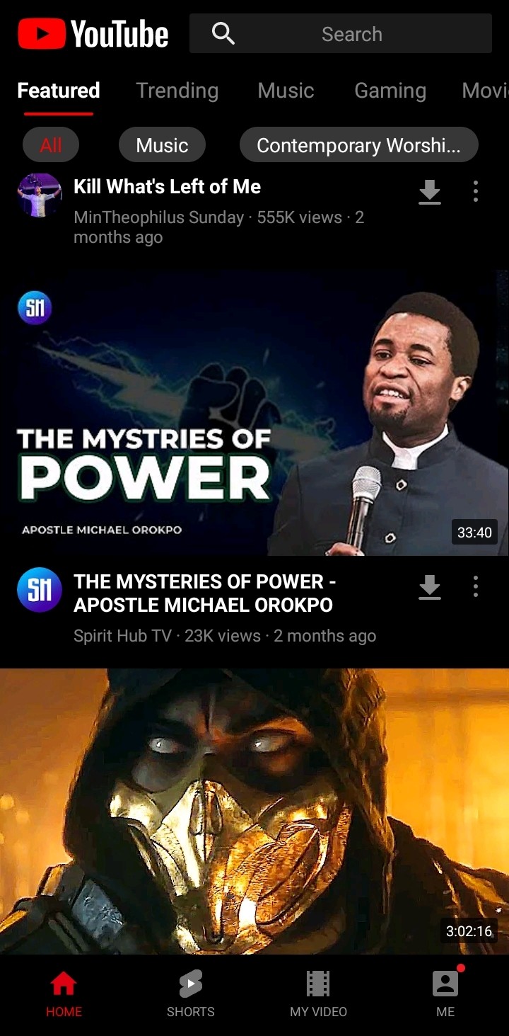 YouTube premium access