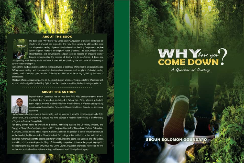 WHY HAVE YOU COME DOWN? A Question of Destiny