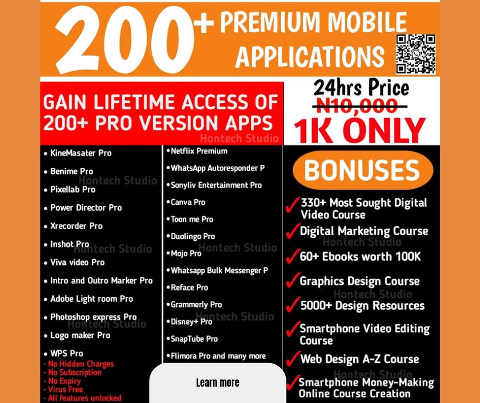 200+ Premuim apps copy