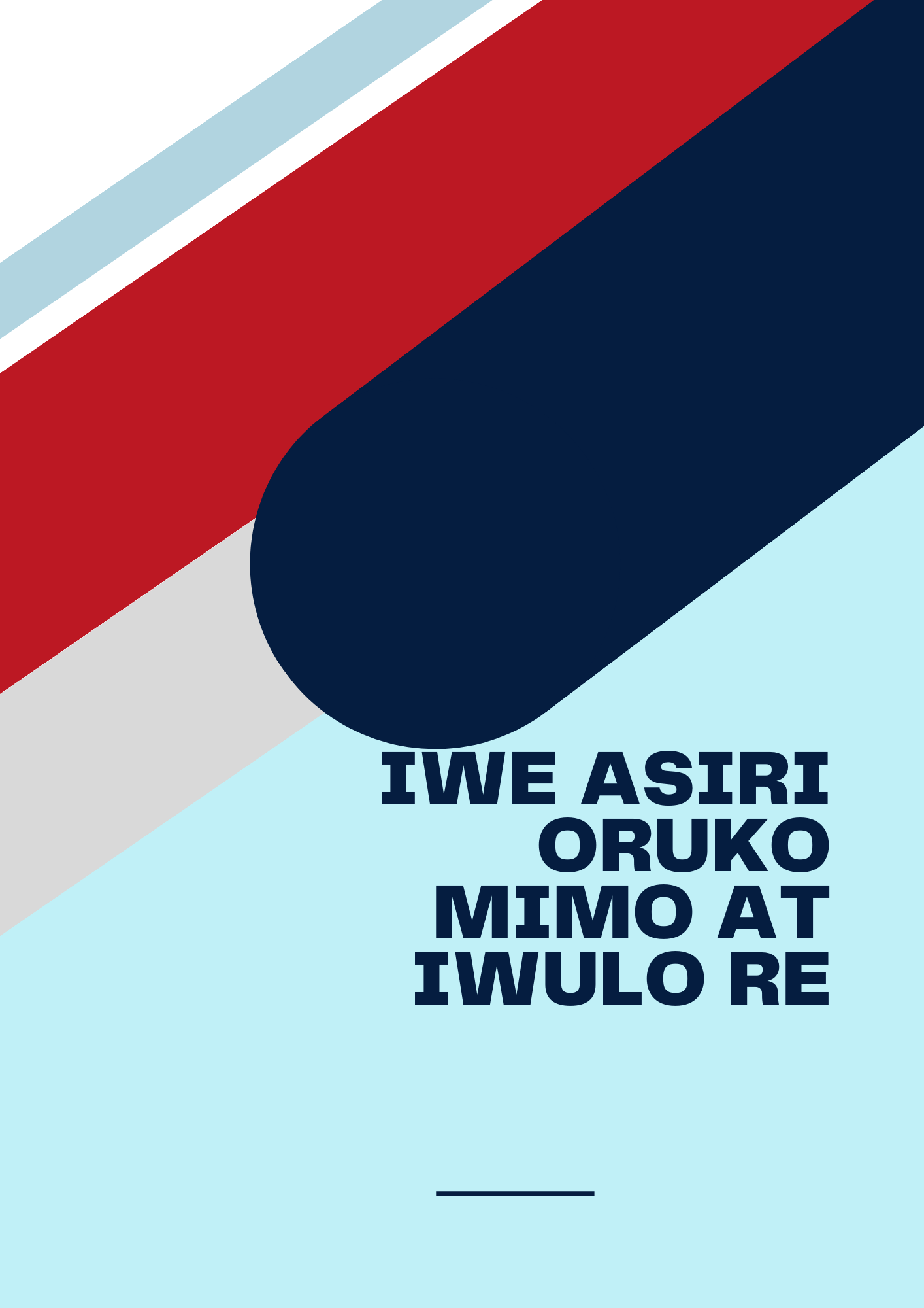 Iwe asiri oruko mimo ati iwulo re