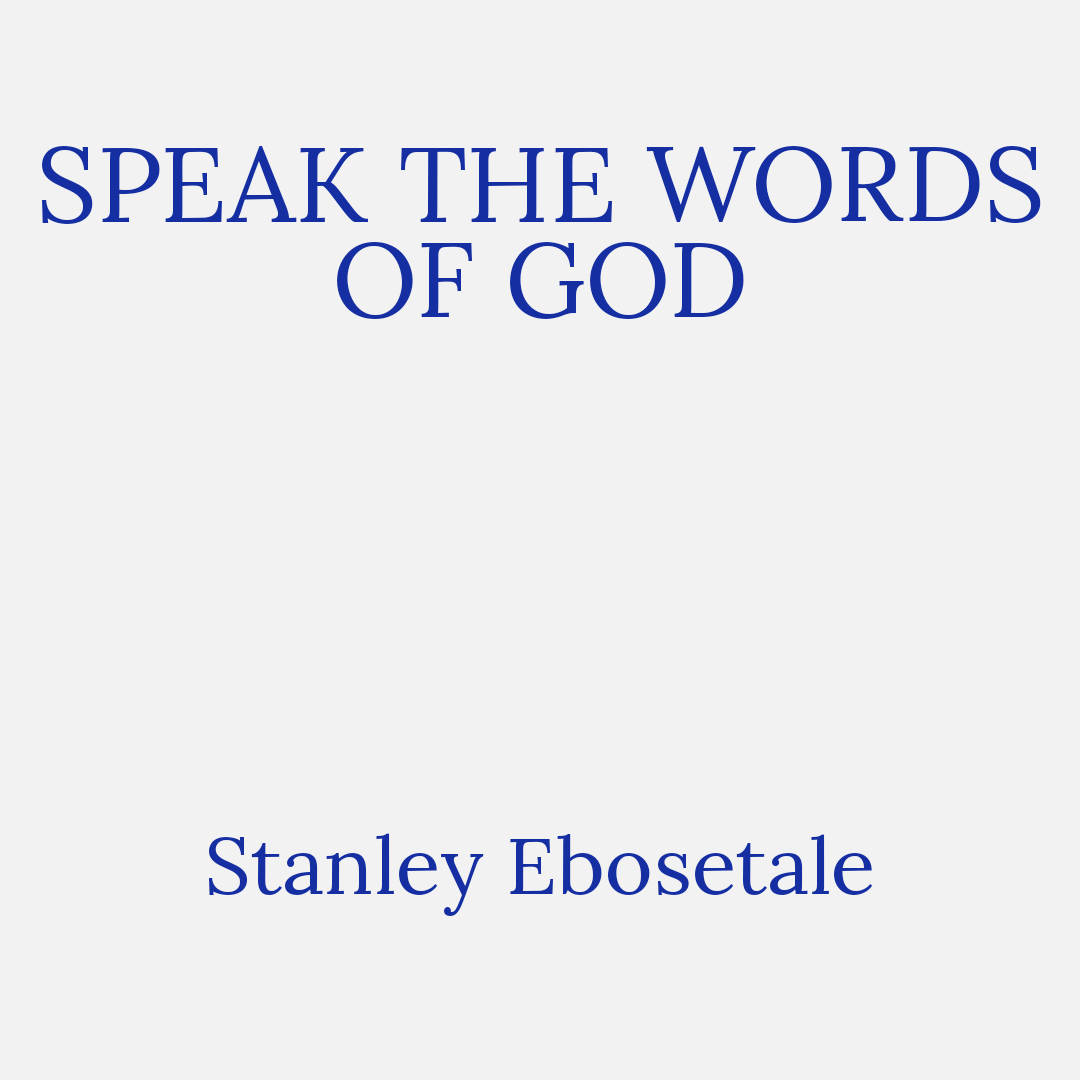 Speak the Words of God (message)