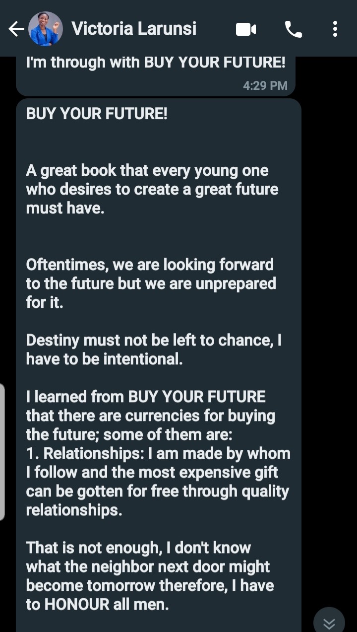 Customer review 1