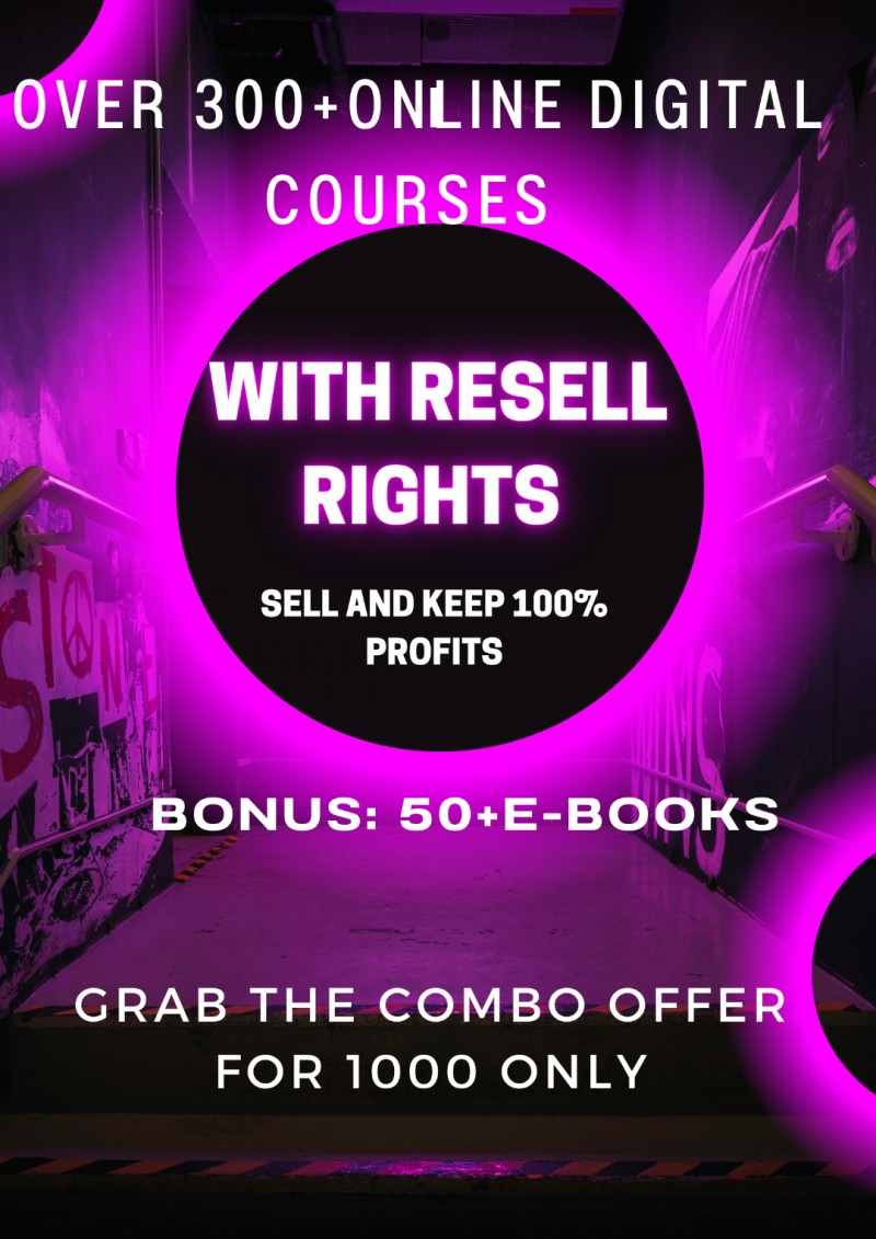 OVER 300+ MOST WANTED  DIGITAL COURSES