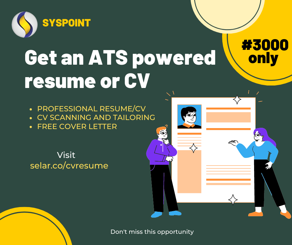 Professional, Job-ready CV and Resume - Done For You [DFY] (ATS-Compliant)