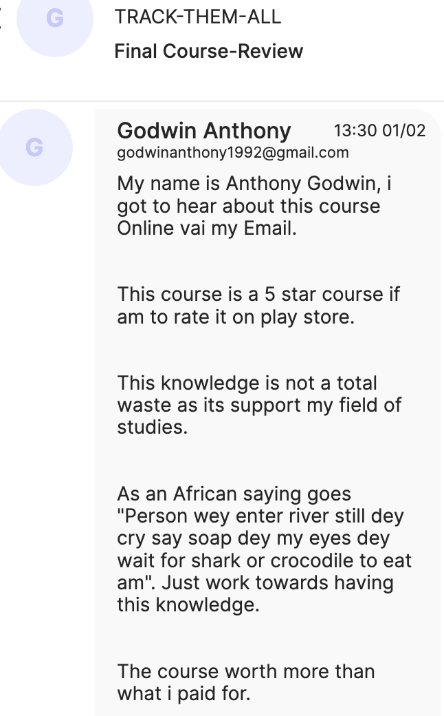 Customer review 3