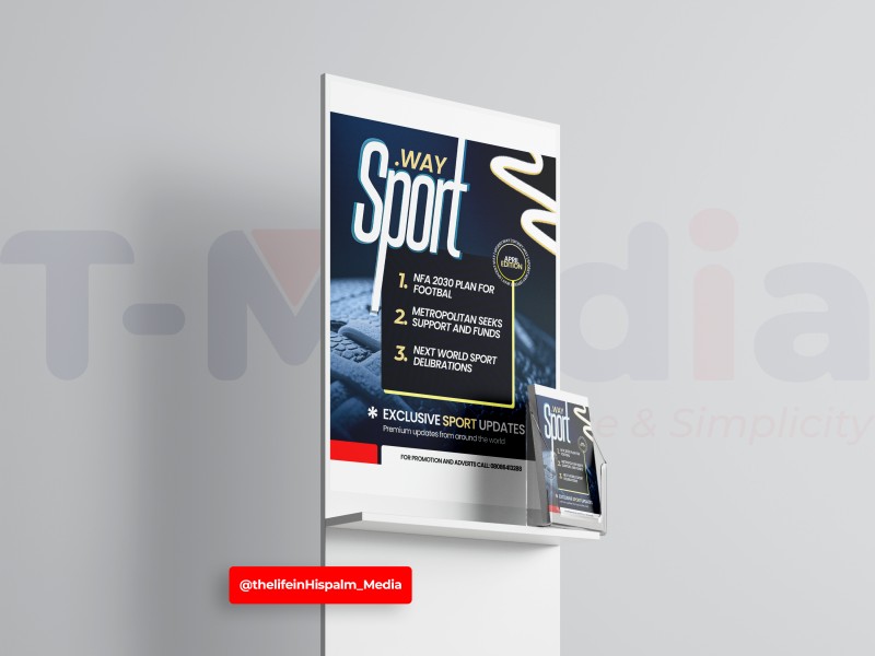 Editable Sport Magazine (PSD)