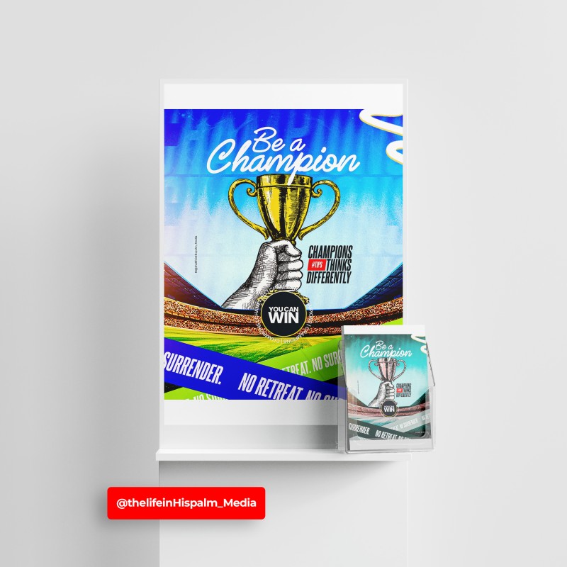 Winning Cup Template (PSD)