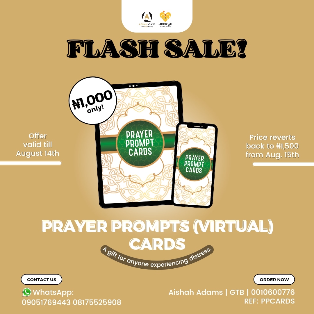 Prayer Prompt Cards - Flash Sale