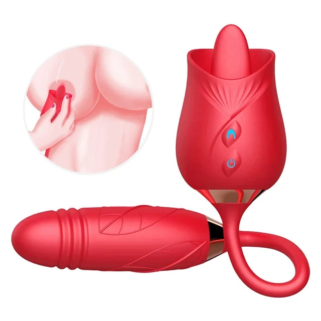 2 in 1 POUSSEY LICKING & THRUSTING ROSE