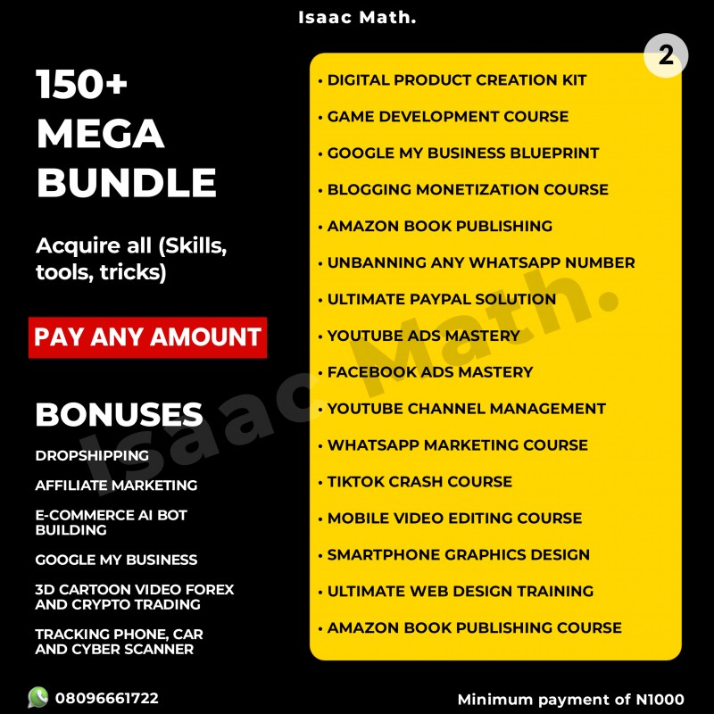 150+ MEGA BUNDLE