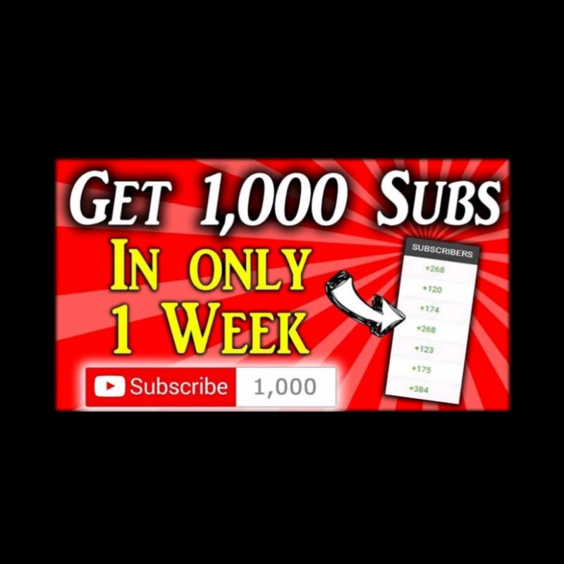 1000 Real And Active YouTube Subscribers in 1 week