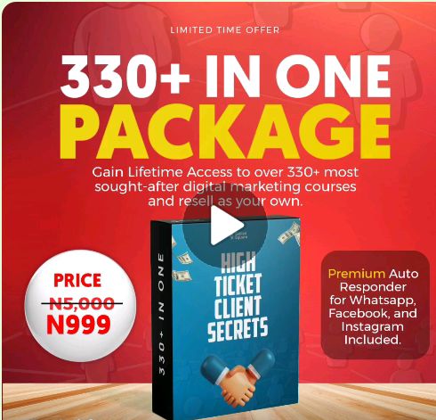 Buy 330+ digital marketing course by Akintola Aisha on Selar