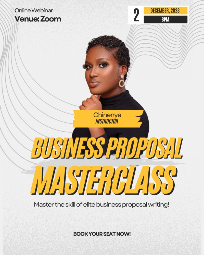 BUSINESS PROPOSAL MASTERCLASS!