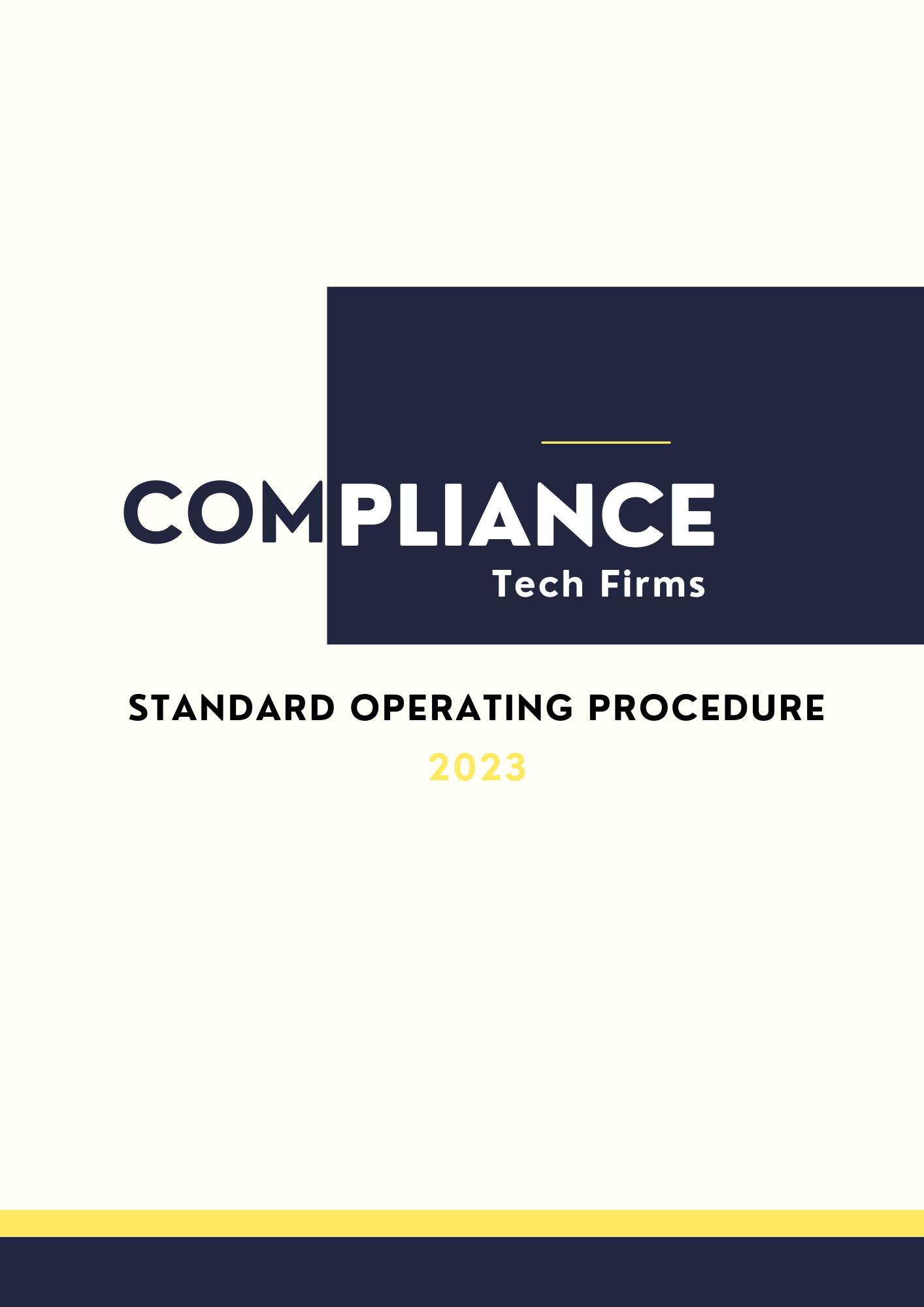 Standard Operating Procedure for Data Protection and Privacy Compliance