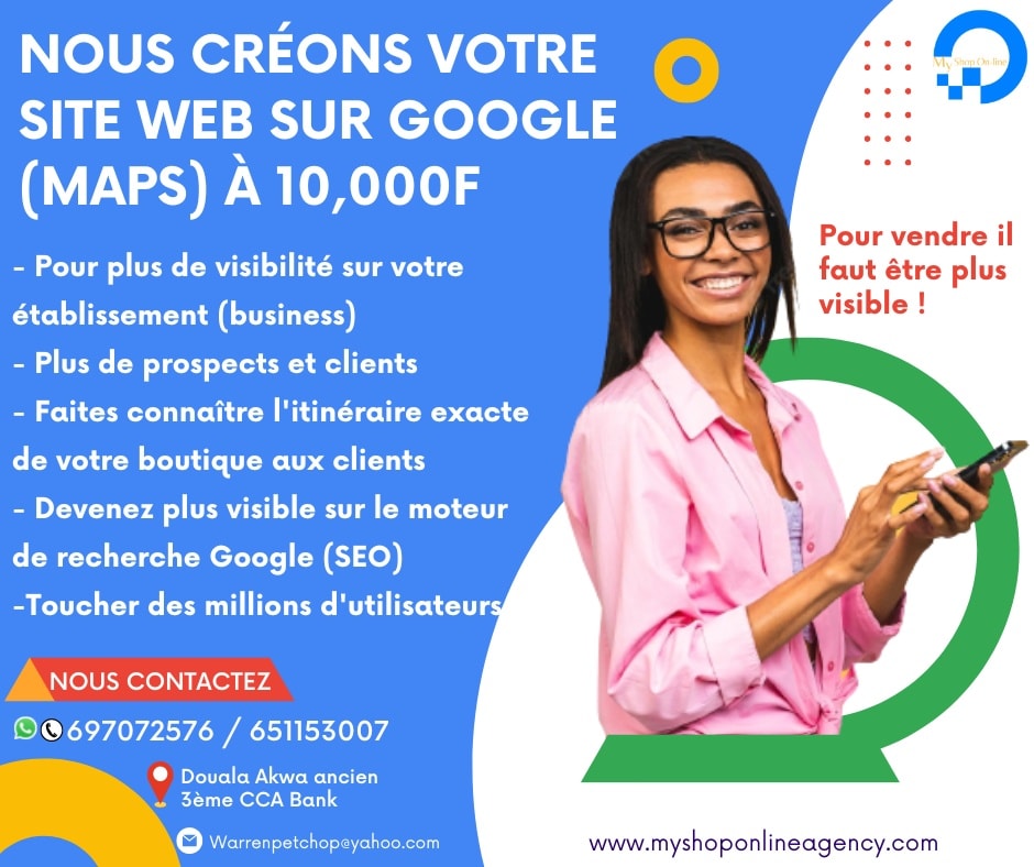 Creation des fiches d'etablissements sur GOOGLE MAPS