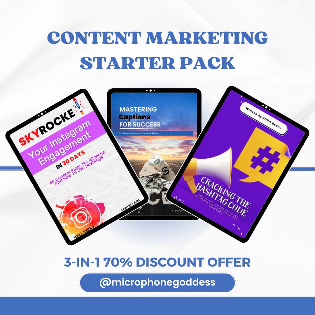 CONTENT MARKETING STARTER PACK BUNDLE