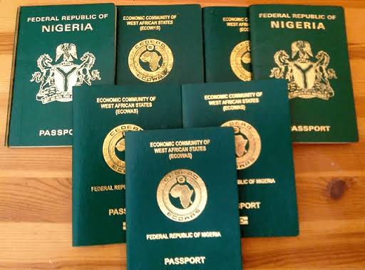 Nigerian Passport Blue Print