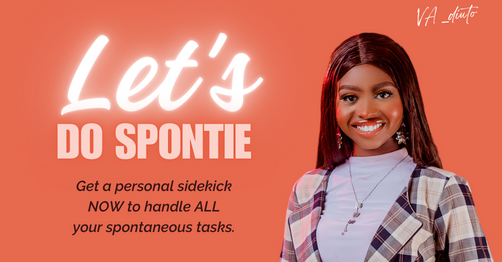 Let's do spontie.