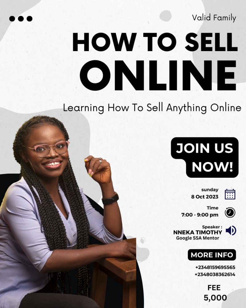 HOW TO SELL ANYTHING ONLINE