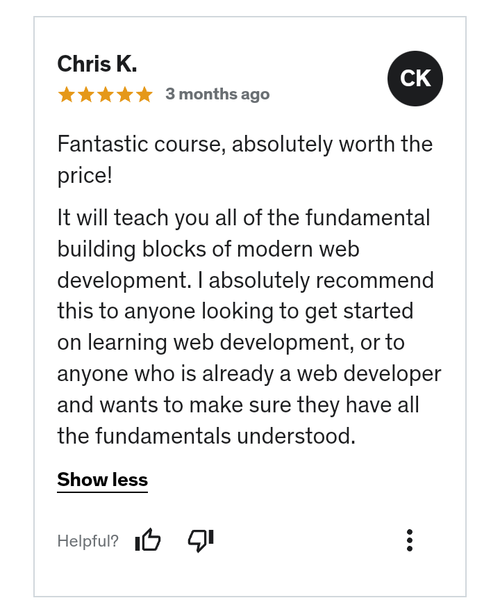 Customer review 7
