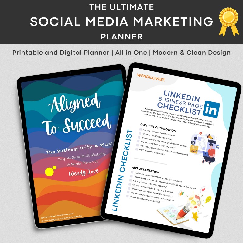 12 Months Social Media Marketing Planner