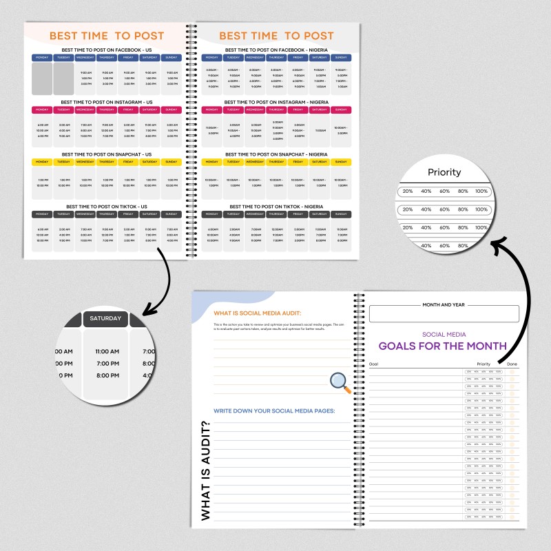 12 Months Social Media Marketing Planner
