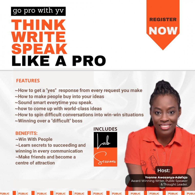 Think Write Speak Like a Pro