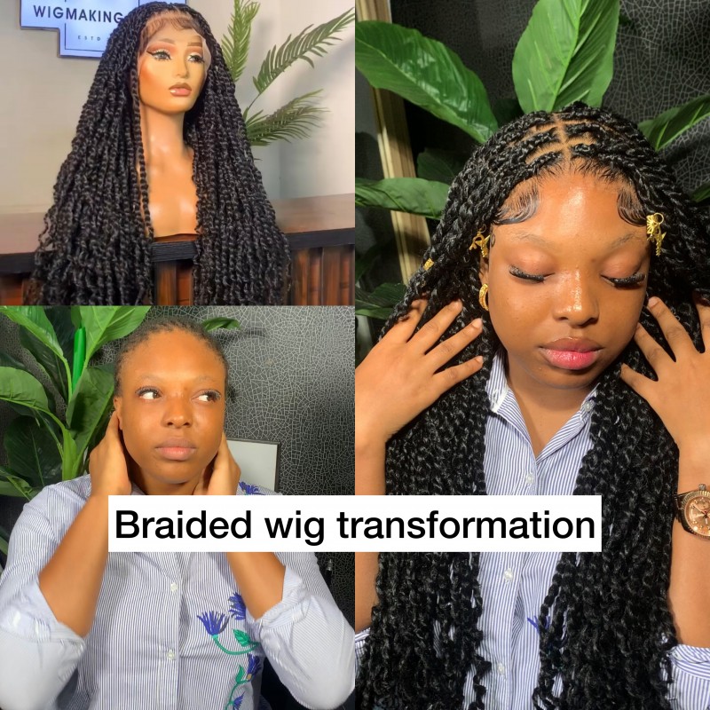 TWISTED BRAIDED WIG