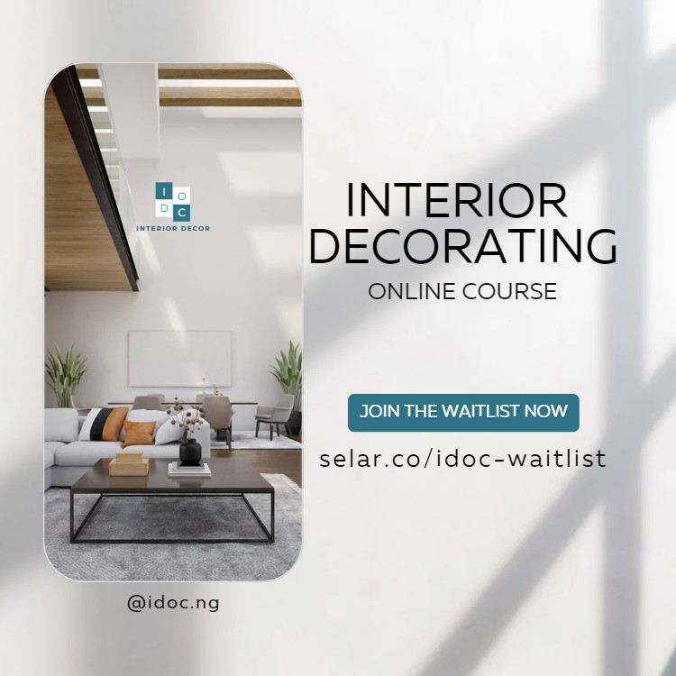Buy Interior Decorating Online Course Waitlist by Olabisi Odewale on