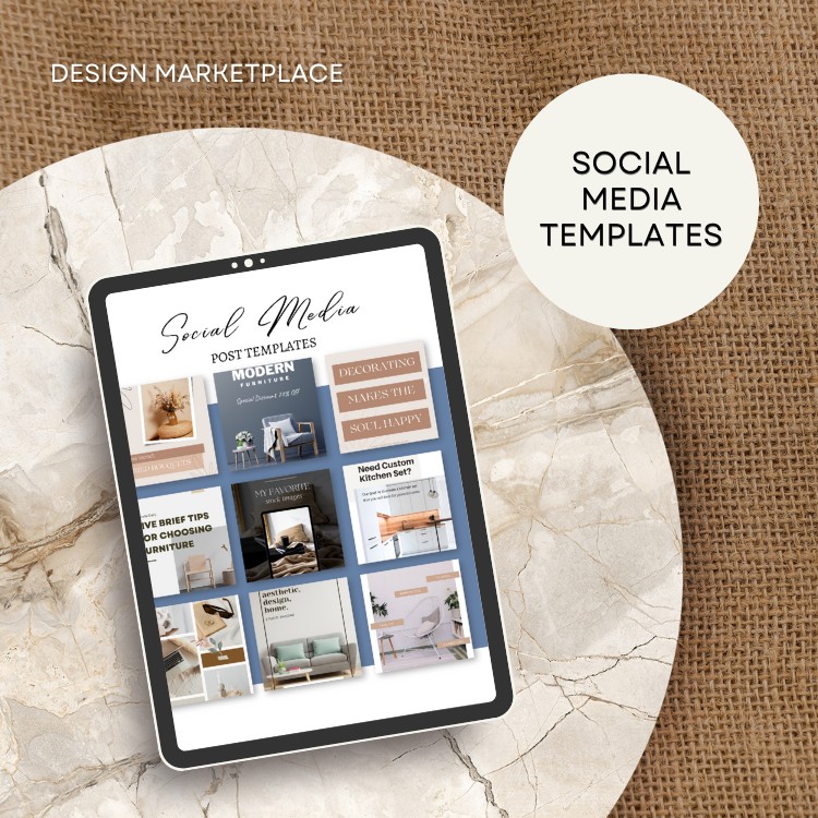 Interior Design Social Media Templates