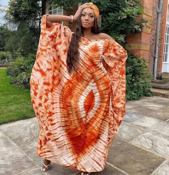 Fancy Adire Gown
