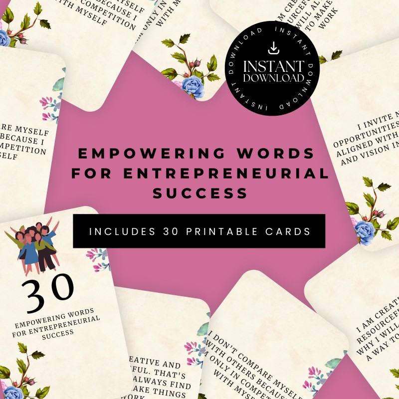 Empowering Words for Entrepreneurial Success