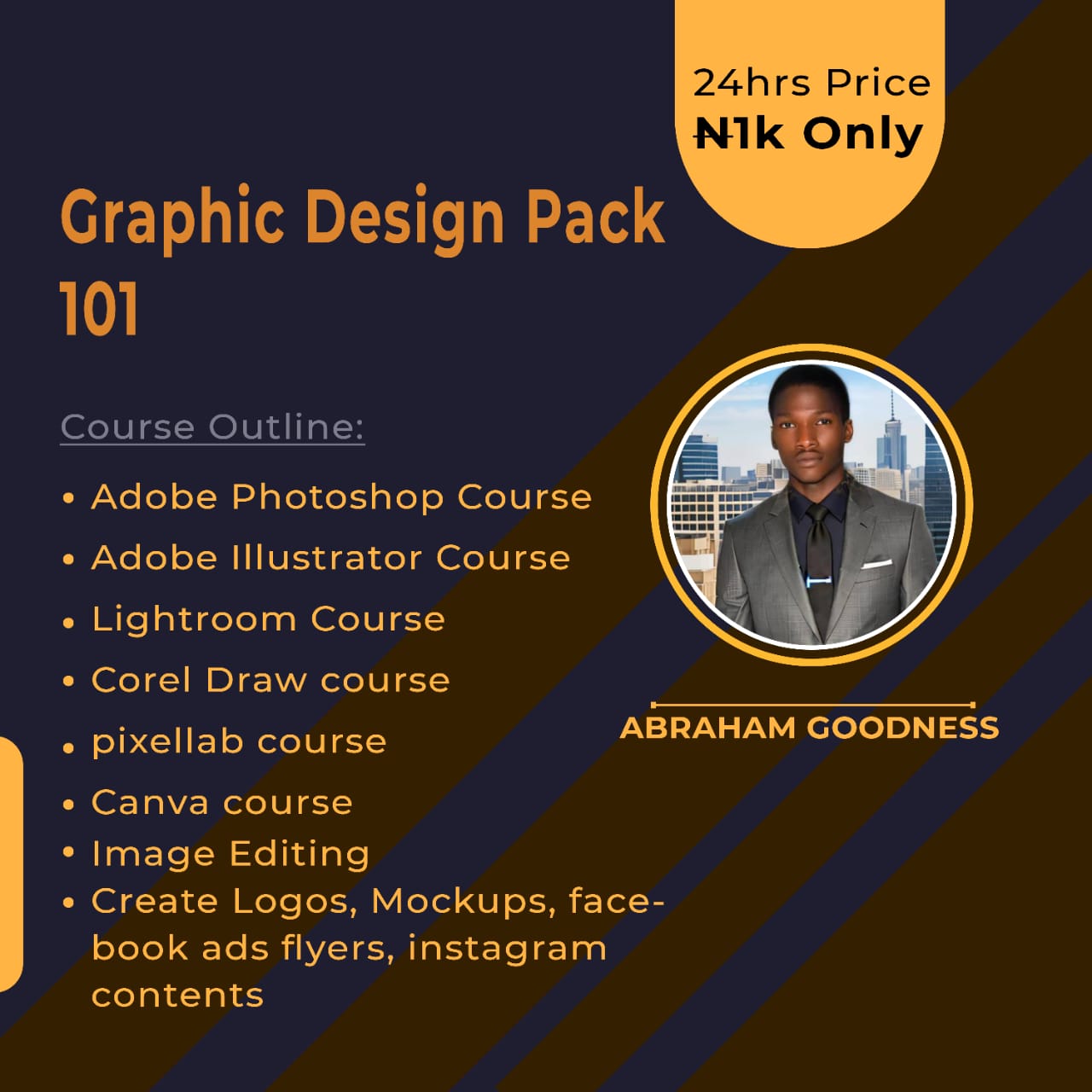 Buy Graphic Design Pack 101 by Abraham Goodness on Selar.co