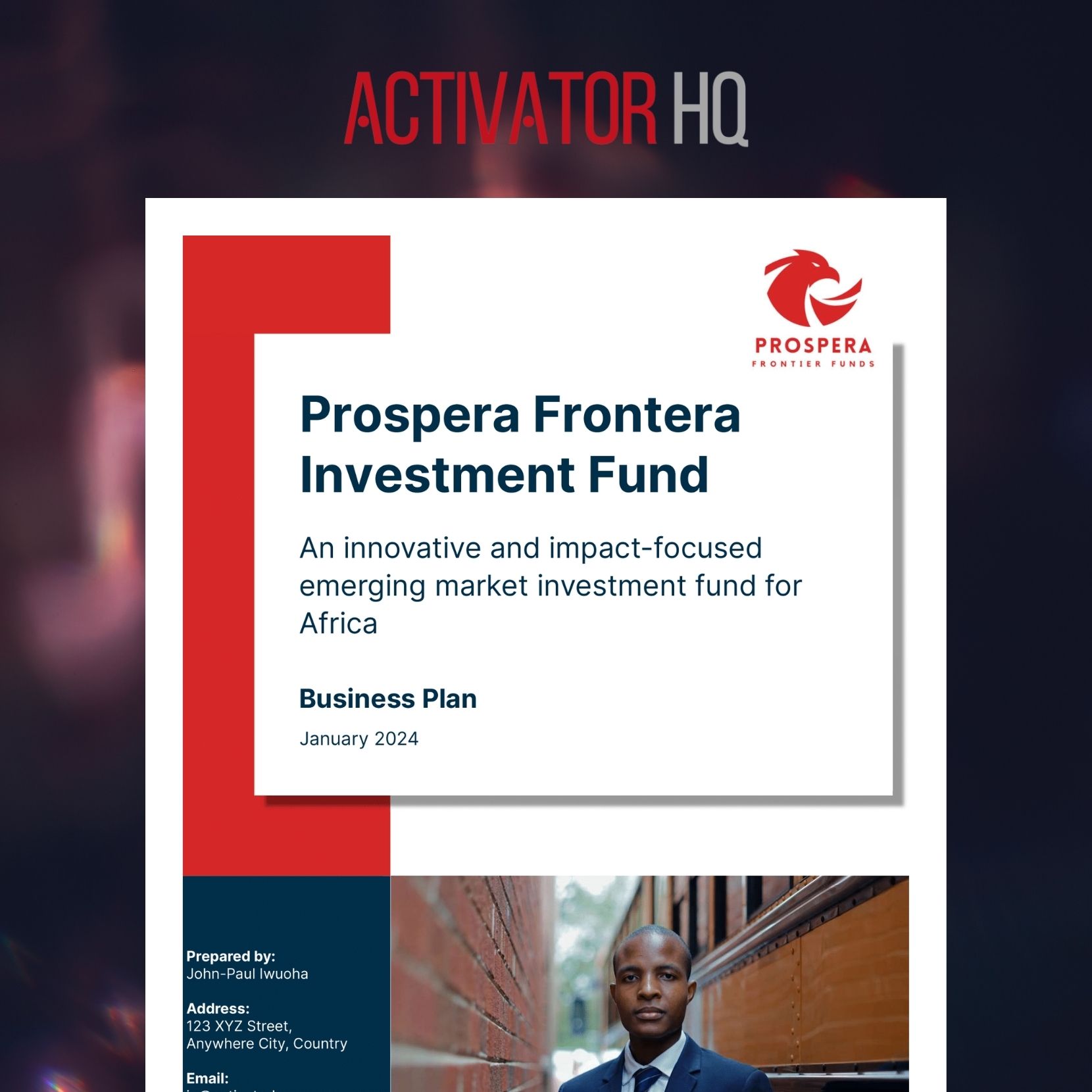 Investment Fund Business Plan: Prospera Frontera