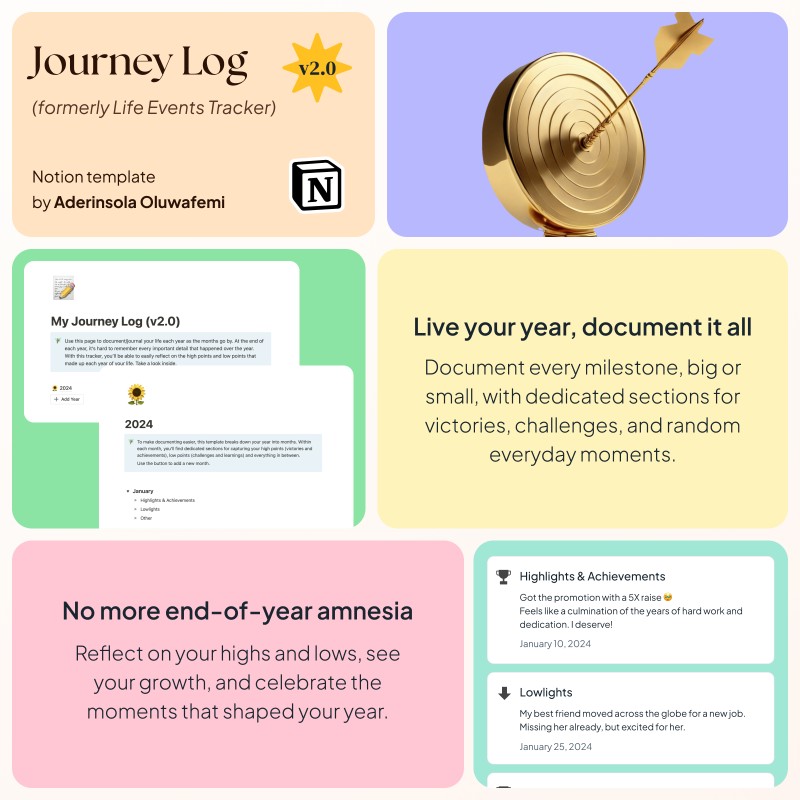 Life Dashboard v2.0 - Notion Template
